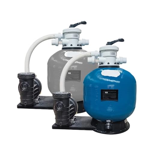 Swimming Pool Pump and Sand Filter Equipment for Swimming Pools Filtration System(Gray) von JQVZKFYFK