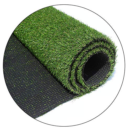 Gazon artificiel de jardin, hauteur de poil de 30mm, faux gazon vert en plastique pour stade extérieur de maternelle, tapis de pose d'herbe von JQYDDM