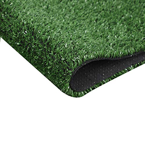 Gazon artificiel vert, hauteur 10mm, faux tapis de pelouse chiffré, adapté à la décoration de jardin extérieur von JQYDDM