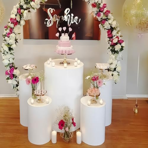 JQslycdmv Metall-Tischaufsteller, Vielseitig Einsetzbar Geeignet Für Torten Blumensträuße Cupcakes Geburtstags- Und Hochzeitsbedarf(A) von JQslycdmv