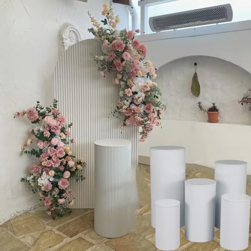 JQslycdmv Tortenständer Mit Wählbarer Bodenhöhe, Verschiedene Größen Abnehmbarer Deckel Blumenstraußständer Ideals Für Partydekorationen(C) von JQslycdmv