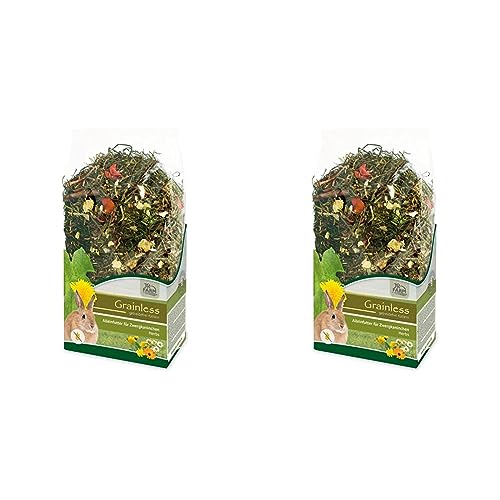 JR Farm Grainless Herbs Zwergkaninchen 400g (Packung mit 2) von JR Farm