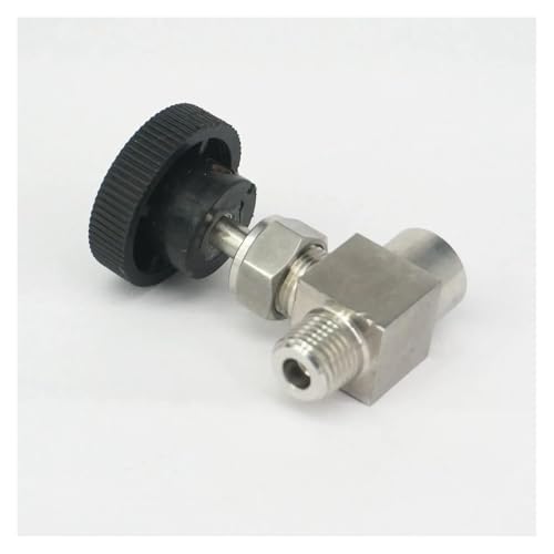 1/4" BSPP Female to 1/4" BSPT Male 304 Stainless Steel Needle Valve Flow Control Gas Water Air 1/4" BSPP Female to 1/4" BSPT Male 304 Stainless Steel Needle Valve Flow Control Gas Water Air von JRBJWYVV