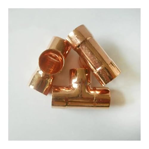 19mm Inner Dia x1.2mm Thickness Copper Equal Tee Socket Weld End Feed Coupler Plumbing Fitting Water Gas Oil 19mm Inner Dia x1.2mm Thickness Copper Equal Tee Socket Weld End Feed Coupler Plumbing Fitting Water Gas Oil von JRBJWYVV