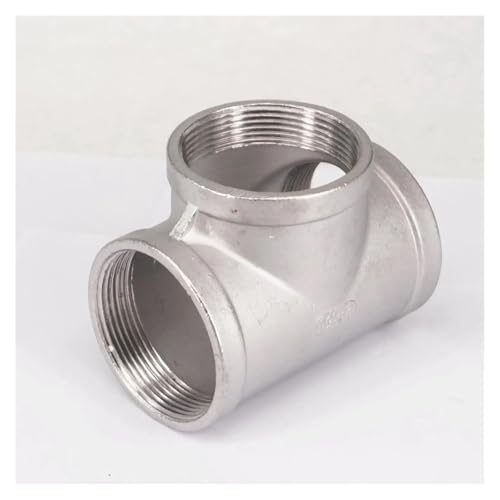 2" BSP Equal Female Tee Thread 3 Way 304 Stainless Steel Pipe Fitting Connector Coupling for water air gas von JRBJWYVV