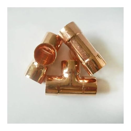25mm Inner Dia x1.2mm Thickness Copper Equal Tee Socket Weld End Feed Coupler Plumbing Fitting Water Gas Oil 25mm Inner Dia x1.2mm Thickness Copper Equal Tee Socket Weld End Feed Coupler Plumbing Fitting Water Gas Oil von JRBJWYVV