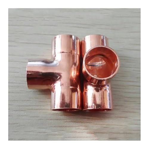 32mm Inner Dia x1.5mm Thickness Copper Equal Tee Socket Weld End Feed Coupler Plumbing Fitting Water Gas Oil 32mm Inner Dia x1.5mm Thickness Copper Equal Tee Socket Weld End Feed Coupler Plumbing Fitting Water Gas Oil von JRBJWYVV