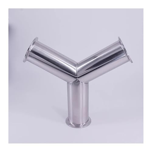 51mm 2" Pipe OD 2" Tri Clamp Y Shaped 3 Way SUS 304 Stainless Steel Fitting Spliter Homebrew Beer Wine 51mm 2" Pipe OD 2" Tri Clamp Y Shaped 3 Way SUS 304 Stainless Steel Fitting Spliter Homebrew Beer Wine von JRBJWYVV