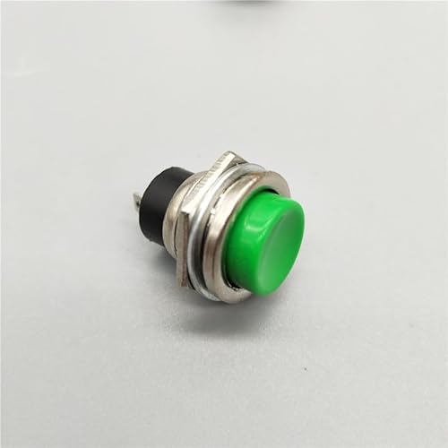 6Pcs 16mm DS-212 Momentary green Push Button Switch 2Pin 6A/125V von JRBJWYVV