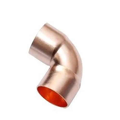 9.52mm 3/8" Inner Dia x0.68mm Thickness Scoket Weld Copper End Feed 90 Deg Elbow Coupler Plumbing Fitting Water Gas Oil 9.52mm 3/8" Inner Dia x0.68mm Thickness Scoket Weld Copper End Feed 90 Deg Elbow Coupler Plumbing Fitting Water Gas Oil von JRBJWYVV