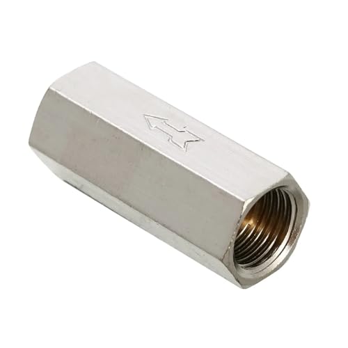 JRBJWYVV 1/4" BSPP Female Full Ports Air Check Valve One Way Non Nickel-Plated Brass Valve von JRBJWYVV