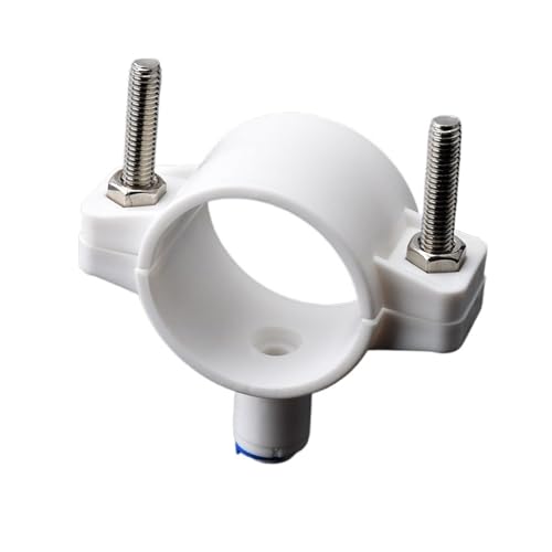 JRBJWYVV 1/4" Tube Drain Clamp Saddle Valve Clips Drinking Water Waste Filter Holder RO System von JRBJWYVV