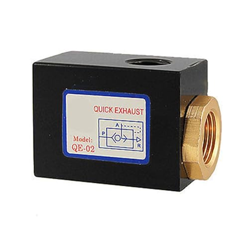 JRBJWYVV 1/8" Inlet Outlet Ports Air Quick Exhaust Valve QE-02 von JRBJWYVV
