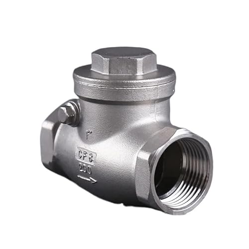 JRBJWYVV 1" Female BSPP 304 Stainless Steel Swing Check Valve WOG 200 PSI PN16 SS304 SUS304 JRBJWYVV 1" Female BSPP 304 Stainless Steel Swing Check Valve WOG 200 PSI PN16 SS304 SUS304 von JRBJWYVV