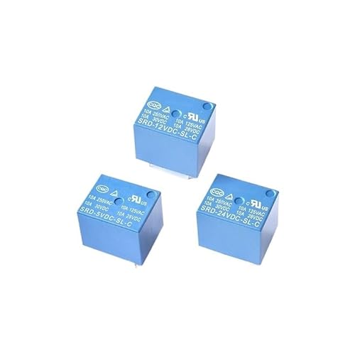JRBJWYVV 10 PCS 5 Pins SRD-05VDC-SL-C SRD-12VDC-SL-C SRD-24VDC-SL-C Relais Rele Relay 10A 5V 12V 24V DC(5V) von JRBJWYVV