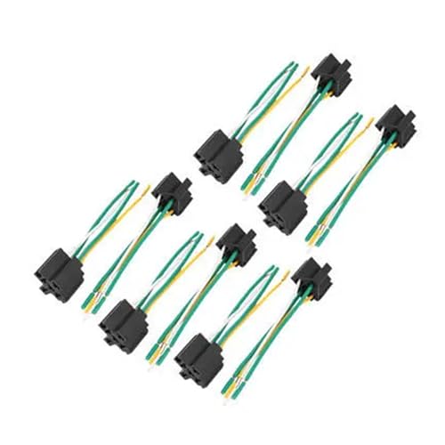 JRBJWYVV 10 x DC 12 V/24 V 40 A Relais-Kabelbaumstecker für Auto und LKW JRBJWYVV 10 x DC 12 V/24 V 40 A Relais-Kabelbaumstecker für Auto und LKW von JRBJWYVV