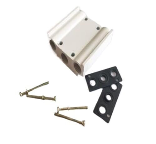 JRBJWYVV 100M-2F Solenoid Valve Manifold with Screws & Rubber 2 Station Base Board 4V110/ 4A110 von JRBJWYVV