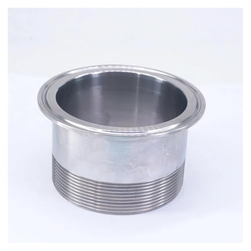 JRBJWYVV 3" BSPT Male x 3.5" Tri Clamp 304 Stainless Steel Pipe Fitting Connector for Home Wine Beer von JRBJWYVV