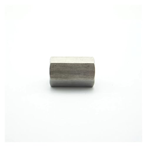 JRBJWYVV 304 Stainless Steel 1/4" BSP Female Thread Hex Socket High Pressure CNC Pipe Fitting Nut Rod Coupler Connector for Water Air Oil JRBJWYVV 304 Stainless Steel 1/4" BSP Female Thread Hex Socket High Pressure CNC Pipe Fitting Nut Rod Coupler Connector for Water Air Oil von JRBJWYVV