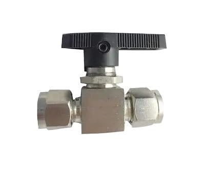 JRBJWYVV Fit for 10mm O/D Tube 304 Stainless Steel Compression Fitting Shut Off Ball Valve 915 PSI Q91SA PN 6.4 von JRBJWYVV