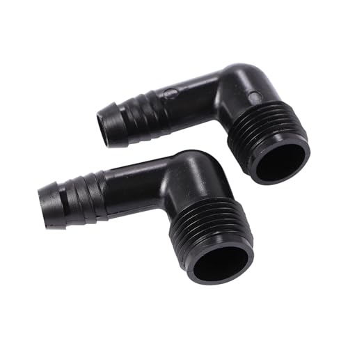 JRBJWYVV Garden Agriculture Irrigation Fitting DN16 Pipe Elbow Connectors 1/2" Male Thread Connection Water Pipe Connectors 5 Pcs von JRBJWYVV