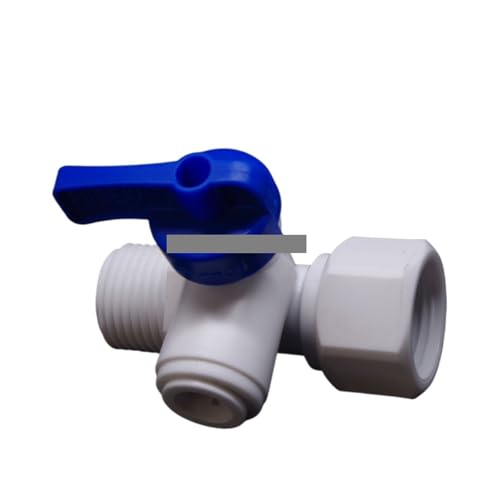JRBJWYVV Tee 1/2" Male BSP-1/4 OD-1/2 Female BSP Tap Shut Off Ball Valve Connection Aquarium RO Water Filter Reverse Osmosis System JRBJWYVV Tee 1/2" Male BSP-1/4 OD-1/2 Female BSP Tap Shut Off Ball Valve Connection Aquarium RO Water Filter Reverse Osmosis System von JRBJWYVV