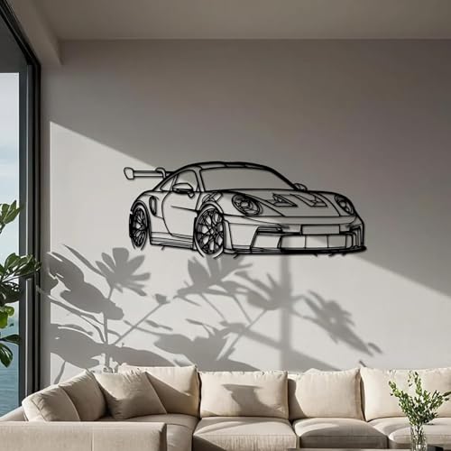 JRBNIT Große Wanddeko Wohnzimmer Metall Wandkunst Aus Metall In Rennwagenform, Ideale Spielzimmer, Perfekte Wandskulptur For Die Räume Von Auto-Enthusiasten JRBNIT Große Wanddeko Wohnzimmer Metall Wandkunst Aus Metall In Rennwagenform, Ideale Spielzimmer, Perfekte Wandskulptur For Die Räume Von Auto-Enthusiasten von JRBNIT