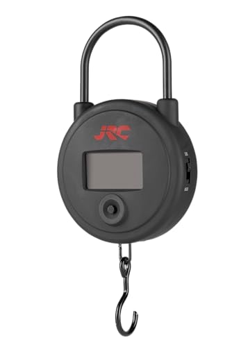 JRC Defender Digitale Karpfenwaage, einfach zu bedienende Digitalwaage zum schnellen und genauen Wiegen von Karpfen und anderen Fischen, Soft-Touch-Finish, Neopren-Aufbewahrungstasche im Lieferumfang von JRC