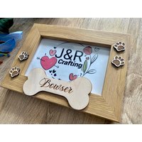 Personalisierter Hundefotorahmen Geschenk-Andenken-Denkmal Geburtstags-Weihnachtshaustier-Geschenk Personalisierter Hundefotorahmen Geschenk-Andenken-Denkmal Geburtstags-Weihnachtshaustier-Geschenk von JRCraftingStore