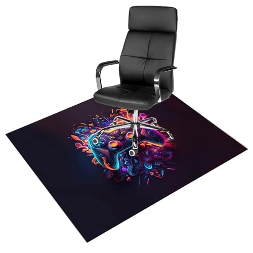 100 * 140cm Gaming Stuhl Unterlage rutschfest, Bodenschutzmatte Bürostuhl Unterlage, Gaming Teppich Stuhlunterlage(Color:21) von JRHTD