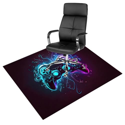 100 * 140cm Gaming Stuhl Unterlage rutschfest, Bodenschutzmatte Bürostuhl Unterlage, Gaming Teppich Stuhlunterlage(Color:6) von JRHTD