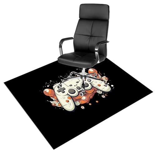 100 * 140cm Gaming Stuhl Unterlage rutschfest, Bodenschutzmatte Bürostuhl Unterlage, Gaming Teppich Stuhlunterlage(Color:9) von JRHTD