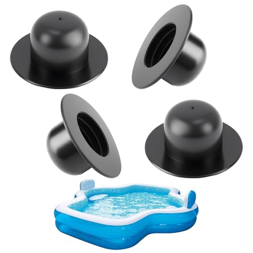 4 Stück Pool Verschlussstopfen, Pool Stopfen, Pool Filter Sealing Plugs Compatible Kompatibel Mit Wasserbelebung, Filterpumpen Sieblochstopfen, Swimming Pool Wall Plugs Replacement Parts von JRILUO