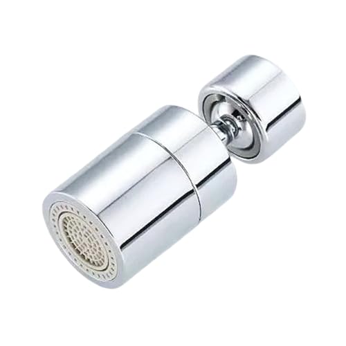 2-Modus Küchenarmatur Sprühkopf Filter Einstellbar 360° Drehbar Spritzschutz Wasserhahn Düse Bubbler Spülbeckenbelüfter, silbern lang, 1 Stück 2-Modus Küchenarmatur Sprühkopf Filter Einstellbar 360° Drehbar Spritzschutz Wasserhahn Düse Bubbler Spülbeckenbelüfter, silbern lang, 1 Stück von JRPAJK