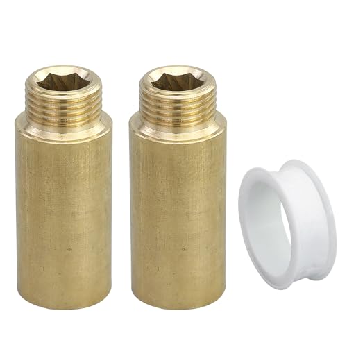 1/2 Zoll X 50 Mm Messing Hahnverlängerung, DN15 Gewindeverlängerung,50MM Messing Verlängerung Fitting, Anschluß Verlängerung Für Trinkwasser Und Heizung Installation von JRSHIRLEYLTD