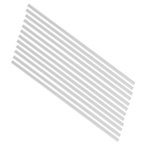 JRSHIRLEYLTD 12stk Acryl Rundstab, 10mm x 30cm, Transparent, Acrylstab für Beliebiges Schneiden, Geeignet für Architektonisches Handwerk von JRSHIRLEYLTD