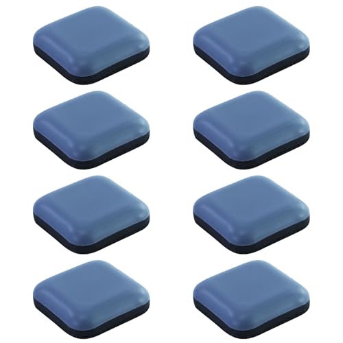 26 Stück PTFE Teflon Quadrat Möbelgleiter,20 x 20mm Selbstklebende Möbelschieber, Teflongleiter Selbstklebend für Schwere Möbel,Bodengleiter,Teppichgleiter von JRSHIRLEYLTD