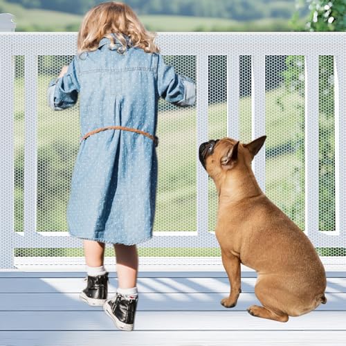 3 Meter Treppenschutznetz,Sicherheitsnetz für Kinder,Treppengeländer Sicherheitsnetz,Treppe Geländer Zaun Mesh,Treppennetz,Safety Net,Baby Balkonnetz,Treppen Schutznetz(3m x 90cm) von JRSHIRLEYLTD