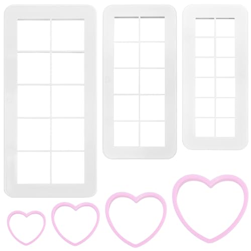 3 Teiliges Quadratisches Ausstechformen Set,Ausstecher Quadratisch,Keksausstecher Geometrische Formen,Ausstecher Rechteckig,Und 1 HerzföRmig Fondant Ausstecher, Für Kuchen Dekoration 3 Teiliges Quadratisches Ausstechformen Set,Ausstecher Quadratisch,Keksausstecher Geometrische Formen,Ausstecher Rechteckig,Und 1 HerzföRmig Fondant Ausstecher, Für Kuchen Dekoration von JRSHIRLEYLTD