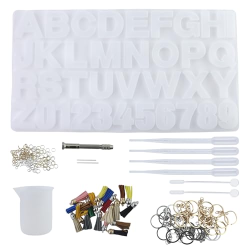JRSHIRLEYLTD 1 Stück Silikonformen Resin Buchstaben,Silikon Alphabet Harz Gießform Kit Schmuck Anzahl Schmuck Epoxidharz,Silikonform Buchstaben Resin Gießharz Casting Formen Harz JRSHIRLEYLTD 1 Stück Silikonformen Resin Buchstaben,Silikon Alphabet Harz Gießform Kit Schmuck Anzahl Schmuck Epoxidharz,Silikonform Buchstaben Resin Gießharz Casting Formen Harz von JRSHIRLEYLTD