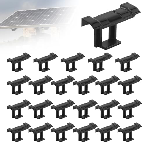 Solarpanel Wasserablauf Clips Schlammentfernungsclip 24 Stück 30 mm Entwässerung Clips PV Module Reinigung Klammer zur Ableitung von Regenwasser Schlamm von JRSHIRLEYLTD