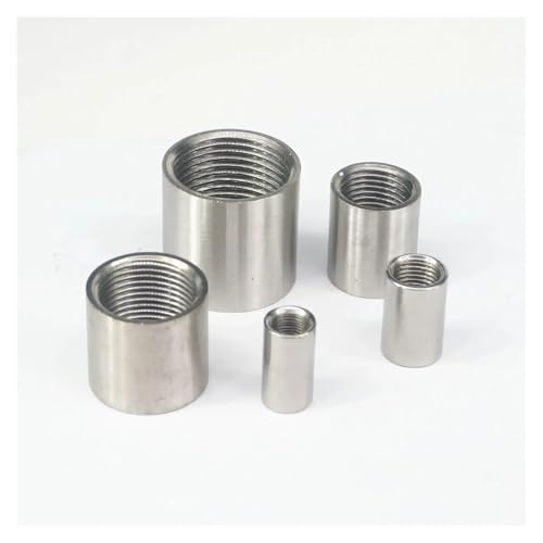 2PCS 1/8" BSPP Female Thread 304 Stainless Steel Pipe Fitting Full Socket Round Connector for Water Oil Air 2PCS 1/8" BSPP Female Thread 304 Stainless Steel Pipe Fitting Full Socket Round Connector for Water Oil Air von JRXFXEKW