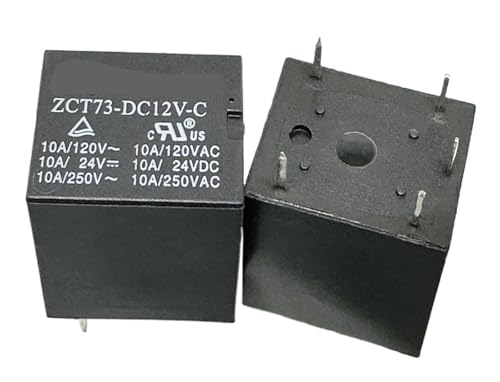 JRXFXEKW 1pc ZCT73-DC12V-C (T73-1C-12V-10A) Relay 5 pins von JRXFXEKW