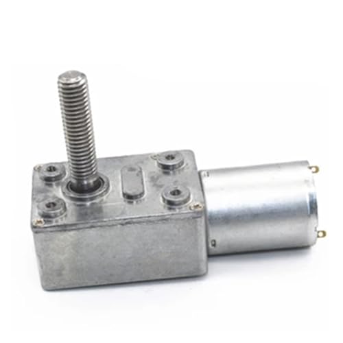 JRXFXEKW Worm Gear DC Reducer Electronic Starter with M8 Threaded Shaft Reversed CW/CCW Self Locking packageJ 12V 66rpm JRXFXEKW Worm Gear DC Reducer Electronic Starter with M8 Threaded Shaft Reversed CW/CCW Self Locking packageJ 12V 66rpm von JRXFXEKW