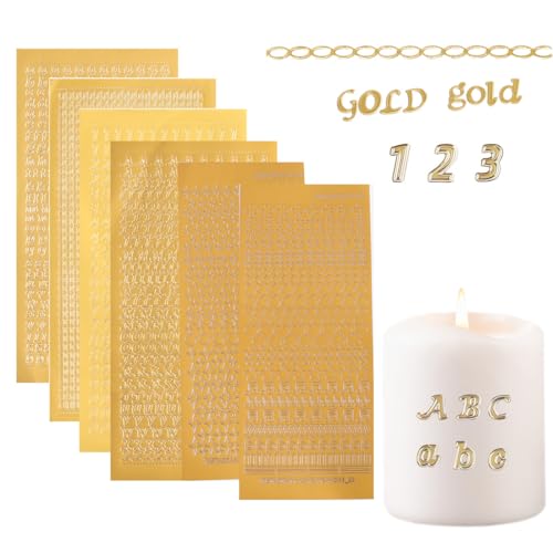 JRYXDS Wachsbuchstaben Für Kerzen,6 Sticker Buchstaben-Setset Groß- Und Kleinbuchstaben,Zahlen Zum Beschriften Von Glatten Flächen Wie Kerzen Zur Taufe Kommunion Oder Hochzeit JRYXDS Wachsbuchstaben Für Kerzen,6 Sticker Buchstaben-Setset Groß- Und Kleinbuchstaben,Zahlen Zum Beschriften Von Glatten Flächen Wie Kerzen Zur Taufe Kommunion Oder Hochzeit von JRYXDS