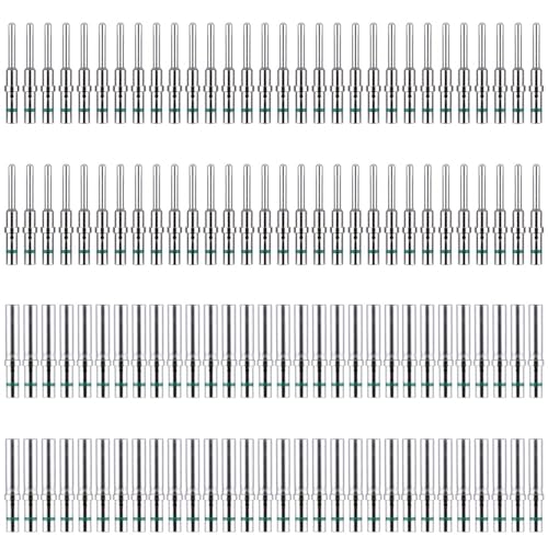 JRready ST6119 Deutsch Kontakt Kit 16# Solid Pin Male Female Wire Gauge 14-20AWG Deutsch Terminal Pins Für Stecker HD30 HDP20 DRC HD10 DT DRB Serie 120 Stück von JRready