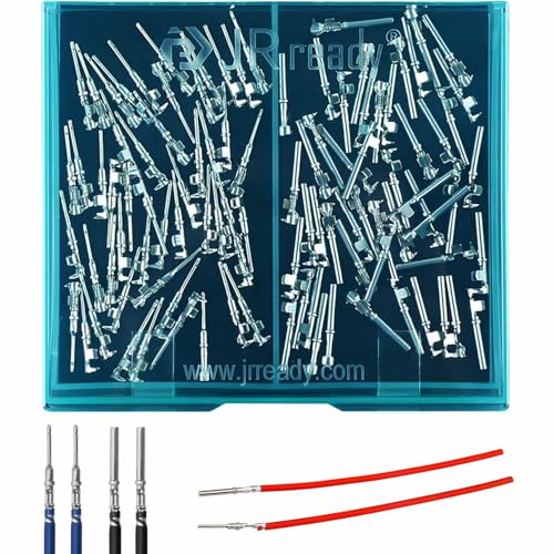 JRready ST6256 Deutsch DTM Stift&Buchse Gestanzte Kontakte Kit 50 Paare Größe 20 Male Stifte Und Female Buchsen Drahtstärke 16-20AWG Für HDP20 HD30 DRC DTM DRB STRIKE Und JIFFY SPLICE Serie von JRready
