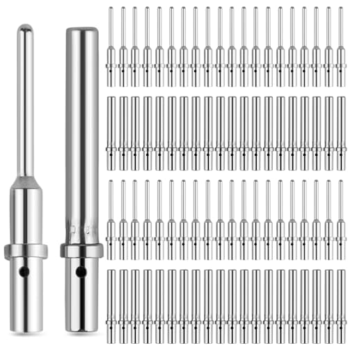 JRready ST6260 Deutsch DTM Kontakt Kit 20# Solid Pin Male Female Wire Gauge 20-22AWG Deutsch Terminal Pins Für Stecker HD30 HDP20 DRC Strike DRB Serie 80 Stück von JRready