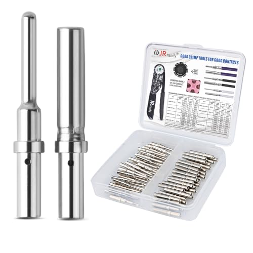 JRready ST6364-050 Deutsch Kontakt Kit Größe 16 Solide Pin Male Female Wire Gauge 16-20AWG Deutsch Terminal Stift 0460-202-16141/ Buchse 0462-201-16141 von JRready