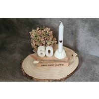 Geburtstag/Hochzeitstag Jubiläum Geldgeschenk Wunscherfüller Zahl Kuchen Kerze Holz Keraflott Trockenblumen Geburtstag/Hochzeitstag Jubiläum Geldgeschenk Wunscherfüller Zahl Kuchen Kerze Holz Keraflott Trockenblumen von JRsHerzenswerke